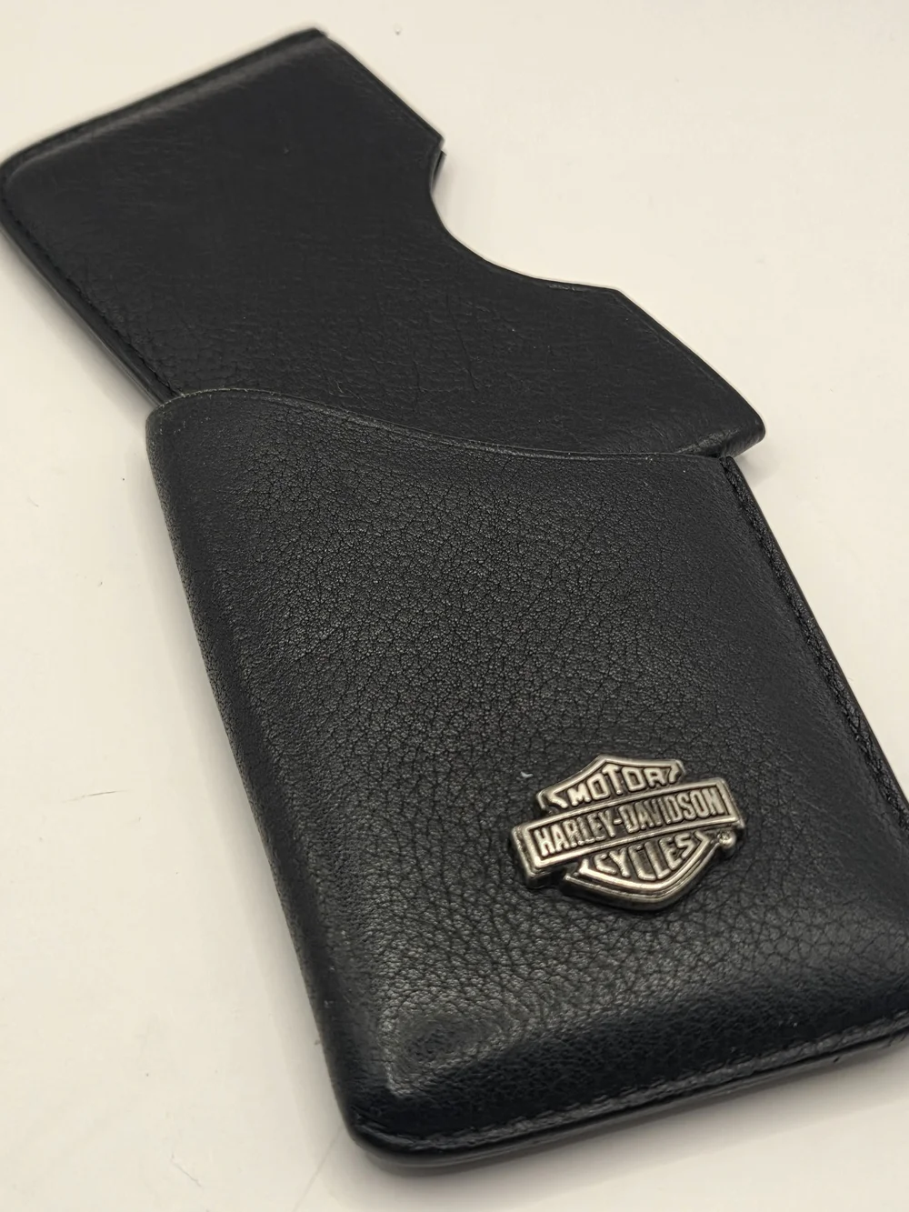 Harley-Davidson Men's Bar & Shield Pebble Card Case Wallet